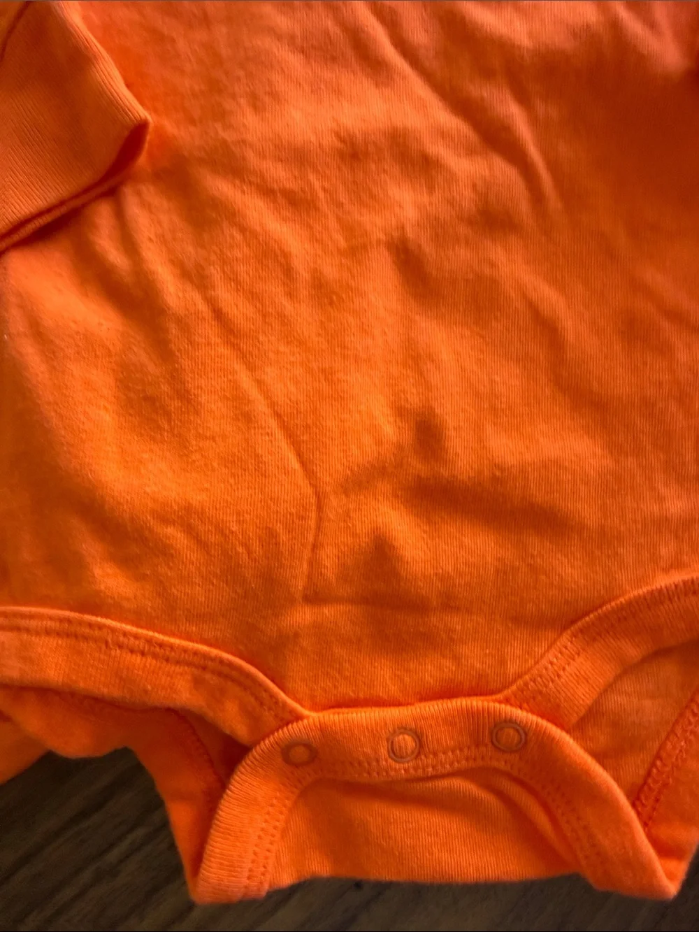NWOT Carhartt  Orange Long Sleeve Baby Bodysuit (2-Pack) 6 mo